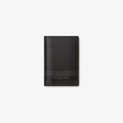 City Check Folding Card Case