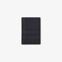 City Check Folding Card Case