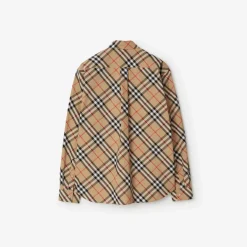 Classic Fit Check Cotton Poplin Shirt