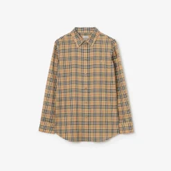 Classic Fit Check Cotton Shirt
