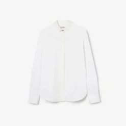 Classic Fit Grosgrain Trim Cotton Shirt