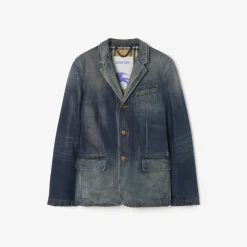 Coated Denim Tailored Jacket