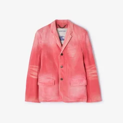 Coated Denim Tailored Jacket