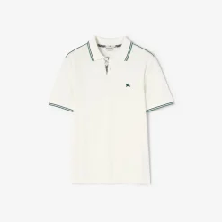 Cotton Blend Tennis Polo Shirt