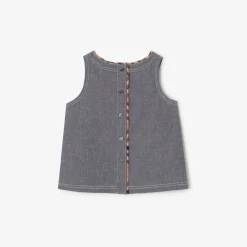 Cotton Chambray Top