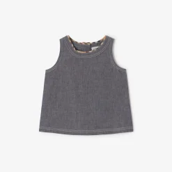 Cotton Chambray Top
