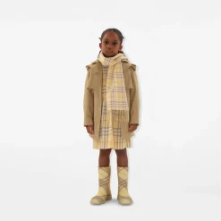 Cotton Hooded Trench Coat