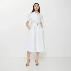 Cotton Poplin Shirt Dress