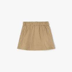 Cotton Trench Skirt