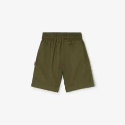 Cotton Twill Cargo Shorts