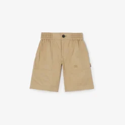 Cotton Twill Cargo Shorts