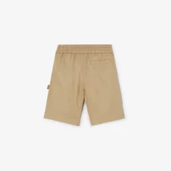 Cotton Twill Cargo Shorts