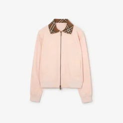 Cropped Tropical Gabardine Hayfield Harrington Jacket