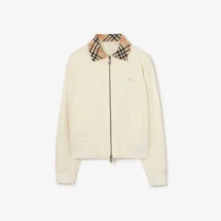 Cropped Tropical Gabardine Hayfield Harrington Jacket