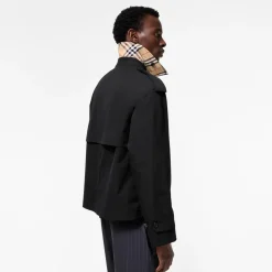 Cropped Tropical Gabardine Leadenham Trench Coat