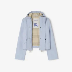 Cropped Tropical Gabardine Parka