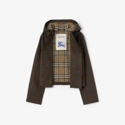 Cropped Tropical Gabardine Parka