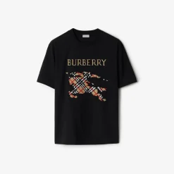 Cross Stitch Knight Cotton T-shirt