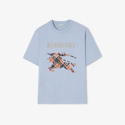 Cross Stitch Knight Cotton T-shirt