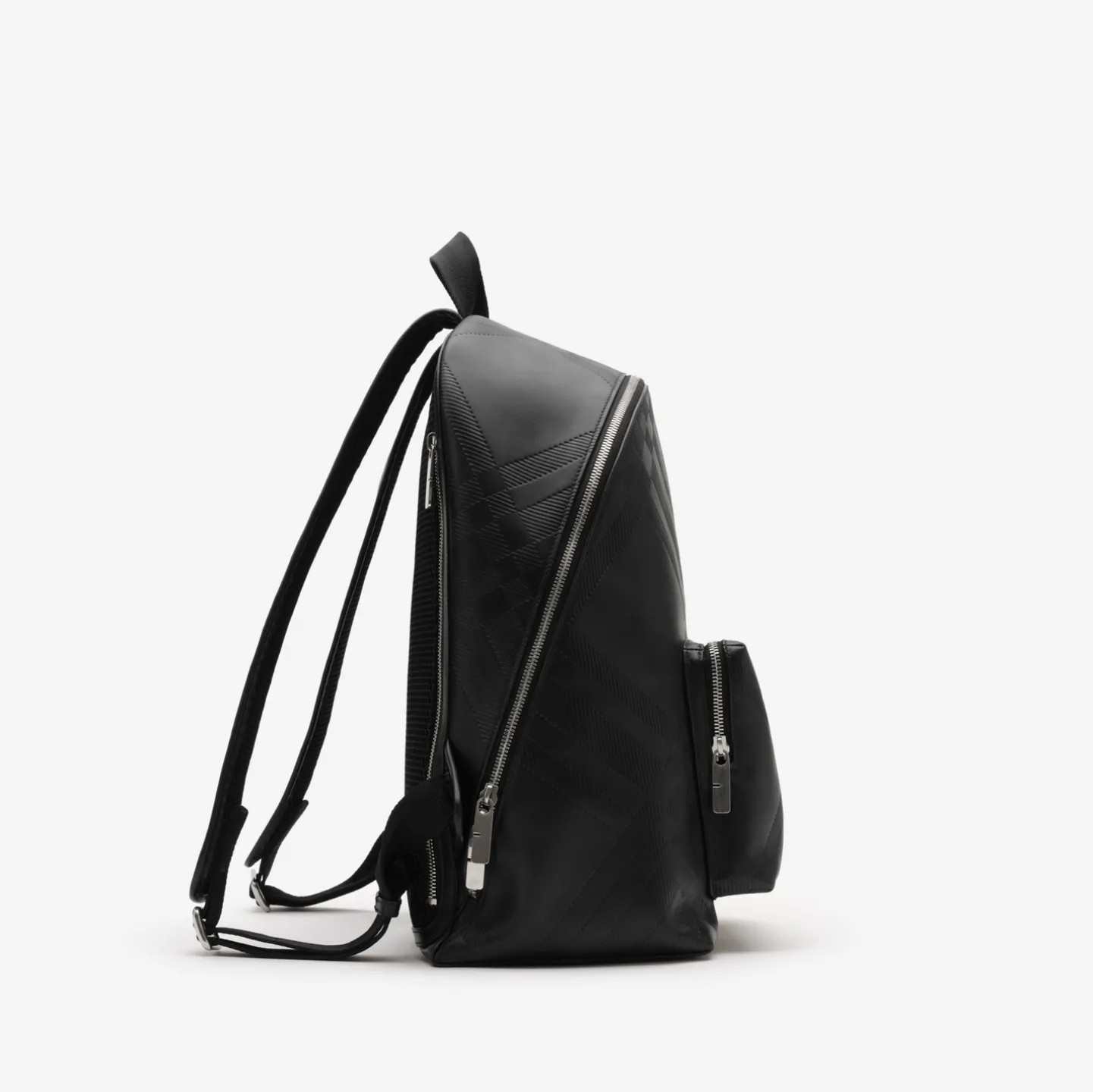 Embossed Check Backpack