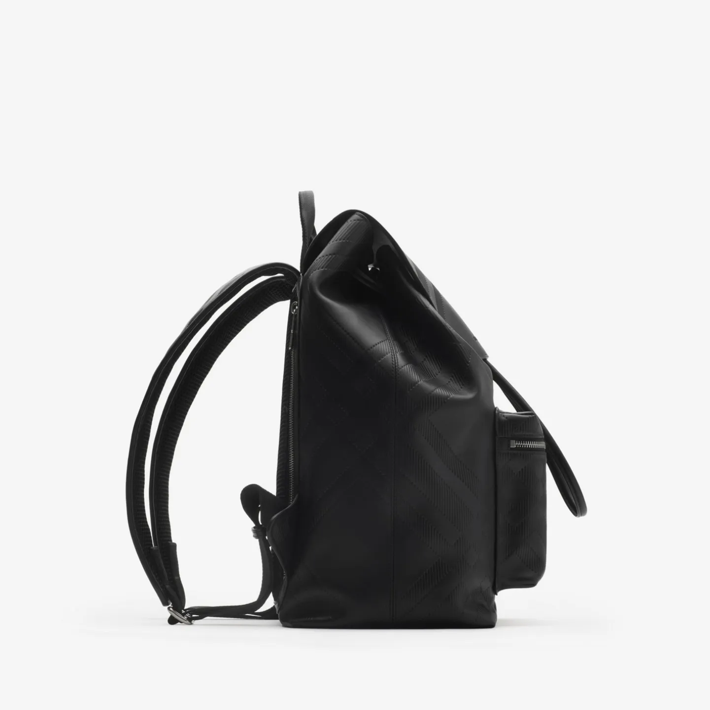 Embossed Check Backpack