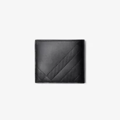 Embossed Check Bifold Wallet