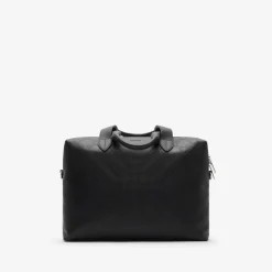 Embossed Check Briefcase