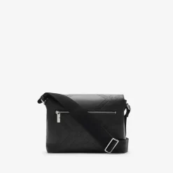 Embossed Check Messenger Bag​