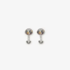Enamel Check Cufflinks