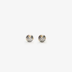 Enamel Check Cufflinks