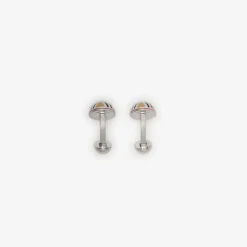 Enamel Check Cufflinks