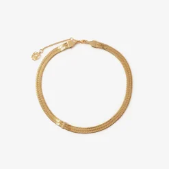 Engraved Check Necklace