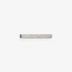 Engraved Check Tie Bar