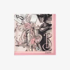 Etched Knight Silk Scarf