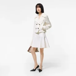 Fit-and-flare Cotton Mini Skirt