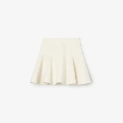 Fit-and-flare Cotton Mini Skirt