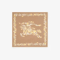 Floral Knight Silk Scarf