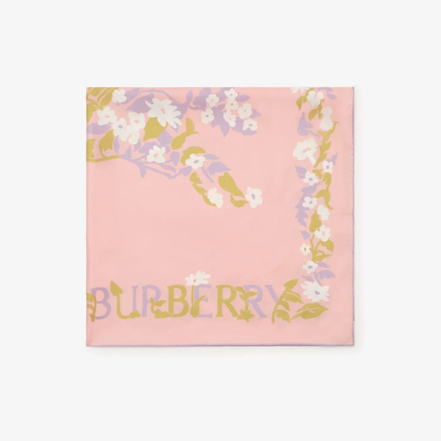 Floral Knight Silk Scarf