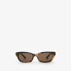 Gradient Check Rectangular Sunglasses