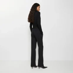 Grain de Poudre Wool Tailored Trousers