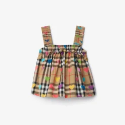 Heart Check Cotton Top