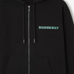 Heritage Logo Cotton Zip Hoodie