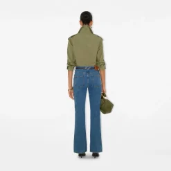 High Rise Bootcut Jeans