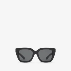 Inlaid Check Square Sunglasses