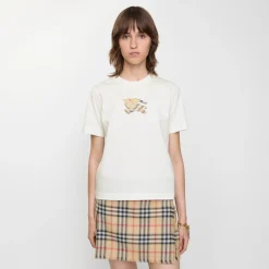 Knight Check Cotton T-shirt