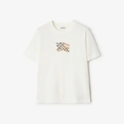 Knight Check Cotton T-shirt