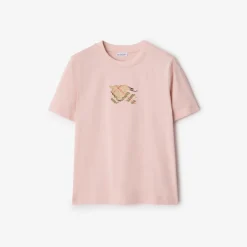 Knight Check Cotton T-shirt
