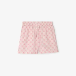 Knight Checkerboard​ Cotton Poplin Shorts