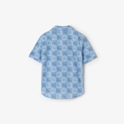 Knight Checkerboard Cotton Shirt