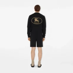 Knight Stamp Cotton Sweatshirt
